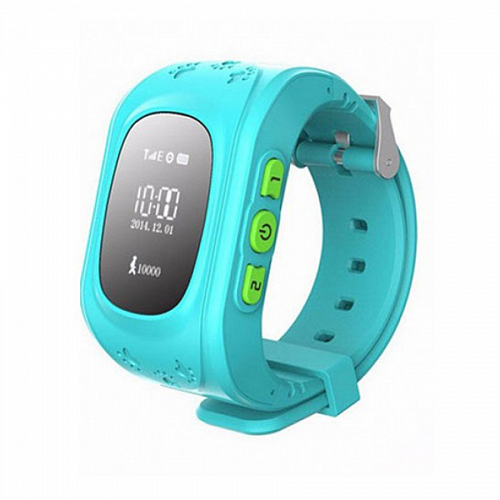 Детские часы с GPS Smart Baby Watch Q50 голубые	
